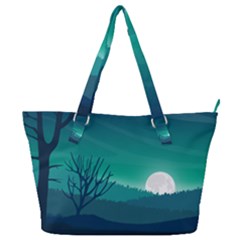 Landscape Wallpaper Background Full Print Shoulder Bag