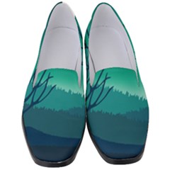 Landscape Wallpaper Background Women s Classic Loafer Heels by Wegoenart