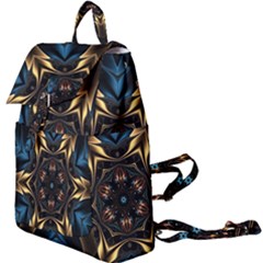 Pattern Texture Copper Teal Design Buckle Everyday Backpack