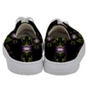 Fractal Green Tin Pattern Texture Kids  Low Top Canvas Sneakers View4