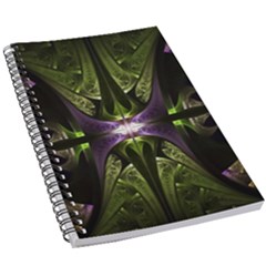 Fractal Green Tin Pattern Texture 5 5  X 8 5  Notebook New