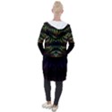 Fractal Colorful Pattern Fantasy Hooded Pocket Cardigan View2