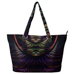 Fractal Colorful Pattern Fantasy Full Print Shoulder Bag