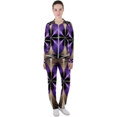 Fractal Glow Flowing Fantasy Casual Jacket And Pants Set