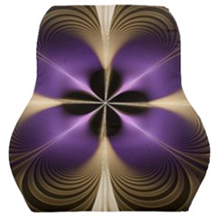 Fractal Glow Flowing Fantasy Car Seat Back Cushion  by Wegoenart