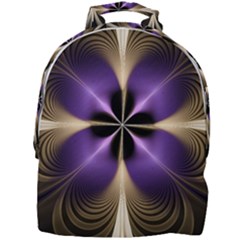 Fractal Glow Flowing Fantasy Mini Full Print Backpack by Wegoenart