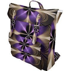 Fractal Glow Flowing Fantasy Buckle Up Backpack by Wegoenart