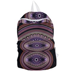 Fractal Pink Eye Fantasy Pattern Foldable Lightweight Backpack by Wegoenart