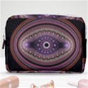 Fractal Pink Eye Fantasy Pattern Make Up Pouch (Medium) View1