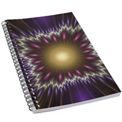 Fractal Rays Geometry Space Glow 5 5  X 8 5  Notebook New