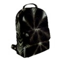 Fractal Silver Waves Texture Flap Pocket Backpack (Small) View2