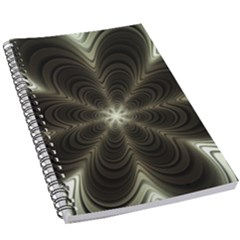 Fractal Silver Waves Texture 5 5  X 8 5  Notebook New by Wegoenart