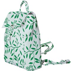 Leaves Foliage Green Wallpaper Buckle Everyday Backpack by Wegoenart