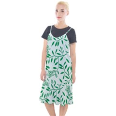 Leaves Foliage Green Wallpaper Camis Fishtail Dress