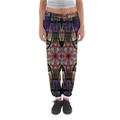 Fractal Detail Elements Pattern Women s Jogger Sweatpants by Wegoenart