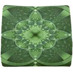 Fractal Green St Patrick S Day Seat Cushion by Wegoenart