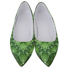 Fractal Green St Patrick S Day Women s Low Heels by Wegoenart