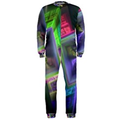 Perspective Technology Fractal Onepiece Jumpsuit (men)  by Wegoenart