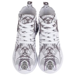 Fractal Delicate Intricate Women s Lightweight High Top Sneakers by Wegoenart