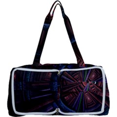 Fractal Circle Pattern Curve Multi Function Bag by Wegoenart