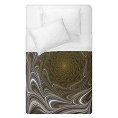 Fractal Waves Whirls Modern Duvet Cover (single Size) by Wegoenart