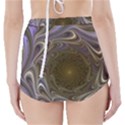 Fractal Waves Whirls Modern High-Waisted Bikini Bottoms View2