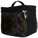 Fractal Waves Whirls Modern Make Up Travel Bag (Big) View2