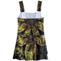 Fractal Floral Gold Golden Kids  Layered Skirt Swimsuit View2