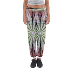 Fractal Floral Fantasy Flower Women s Jogger Sweatpants by Wegoenart