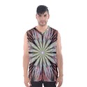 Fractal Floral Fantasy Flower Men s Basketball Tank Top View1