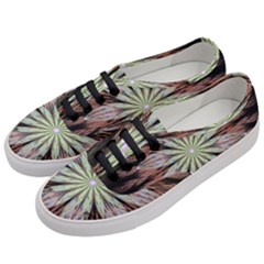 Fractal Floral Fantasy Flower Women s Classic Low Top Sneakers by Wegoenart