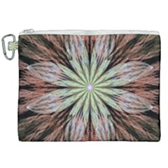 Fractal Floral Fantasy Flower Canvas Cosmetic Bag (xxl) by Wegoenart