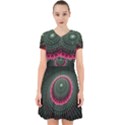 Fractal Circle Fantasy Texture Adorable in Chiffon Dress View1