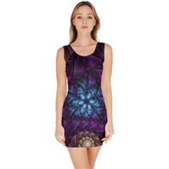 Geometry Fractal Colorful Geometric Bodycon Dress by Wegoenart