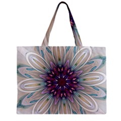 Mandala Kaleidoscope Ornament Zipper Mini Tote Bag by Wegoenart