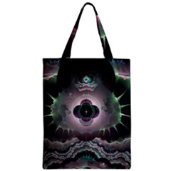 Fractal Pattern Texture Design Zipper Classic Tote Bag by Wegoenart