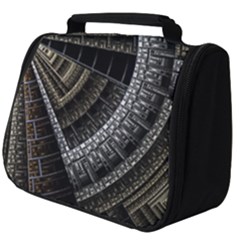 Fractal Circle Circular Geometry Full Print Travel Pouch (big) by Wegoenart