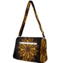 Mandala Gold Golden Fractal Front Pocket Crossbody Bag View2