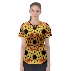 Fractal Art Design Pattern Fractal Women s Sport Mesh Tee