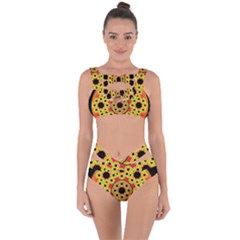 Fractal Art Design Pattern Fractal Bandaged Up Bikini Set  by Wegoenart