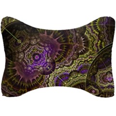 Abstract Fractal Art Design Seat Head Rest Cushion by Wegoenart