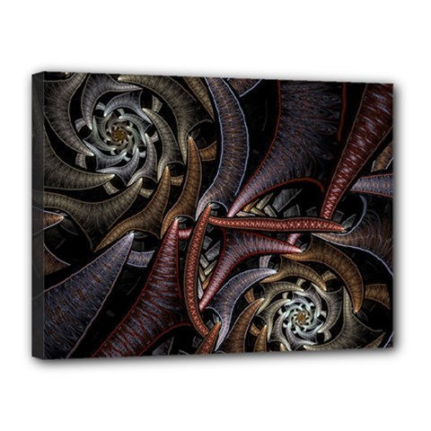 Geometry Math Fractal Art Canvas 16  X 12  (stretched) by Wegoenart