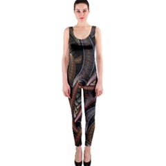 Geometry Math Fractal Art One Piece Catsuit by Wegoenart