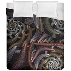 Geometry Math Fractal Art Duvet Cover Double Side (california King Size) by Wegoenart