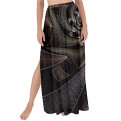 Geometry Math Fractal Art Maxi Chiffon Tie-up Sarong by Wegoenart