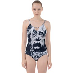 Albert Einstein Street Art Cut Out Top Tankini Set by Wegoenart