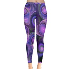 Abstract Pattern Fractal Wallpaper Inside Out Leggings