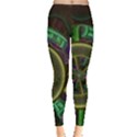 Fractal Threads Colorful Pattern Leggings  View1