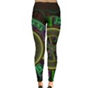 Fractal Threads Colorful Pattern Leggings  View2