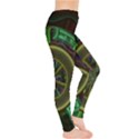 Fractal Threads Colorful Pattern Leggings  View4